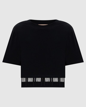 Twinset Черный топ двойной конструкции 261TP2020