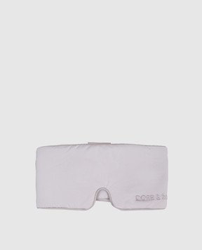 Dore & Rose Серая охлаждающая маска для сна с логотипом COOLINGDEEPSLEEPMASK