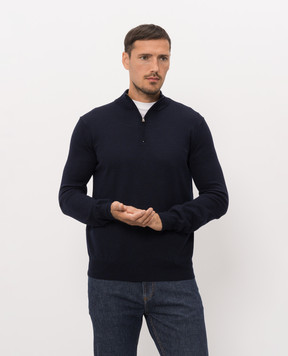 Cashmere&Whiskey Синий джемпер 77397