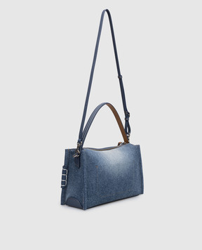 JW Anderson Синяя джинсовая сумка Loafer HB0716FA0495