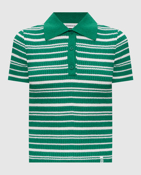 Simkhai Зеленое поло Averie в полоску 2262215K