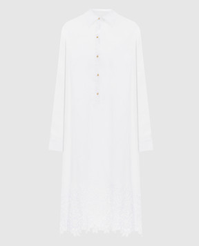 Max Mara Белое платье-рубашка MELA из рамы с вышивкой MSTMELA