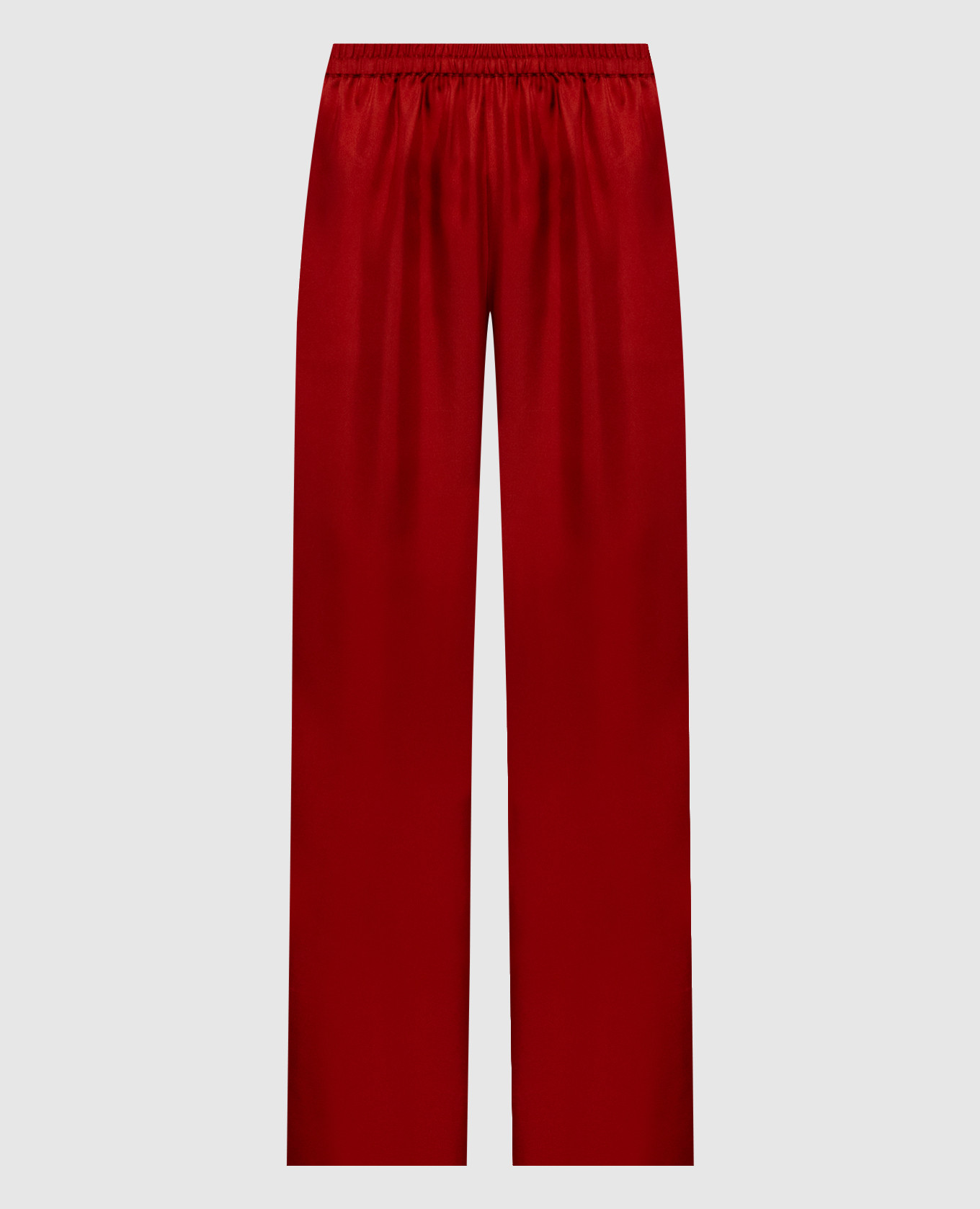 Терракотовые штаны ALERA из шелка