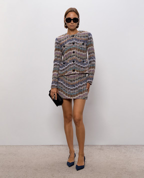 Missoni Твідова спідниця з вовною з люрексом DS26WH09BC006C