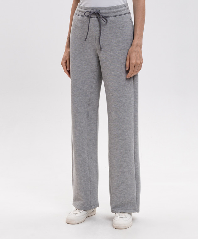 Max Mara Сірі спортивні штани FAUNO MMLFAUNO зображення 3