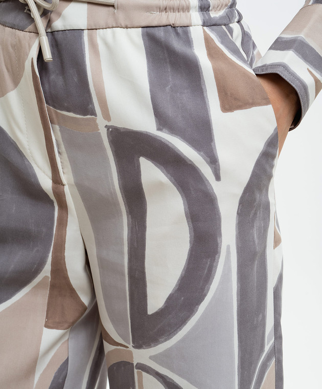 Marco Pescarolo Брюки из шелка Fency FENCYD5390 изображение 5