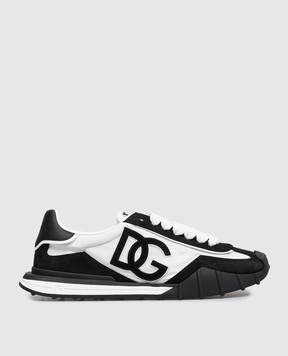 Dolce&Gabbana Комбіновані кросівки Athletic з нашивкою монограми логотипа DG CS2384A0136