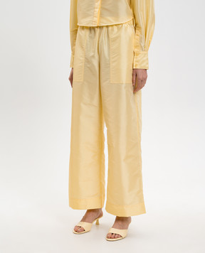 Simkhai Желтые штаны Arden Taffeta Pull On 1264154F