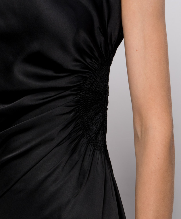 Ermanno Scervino Чорна сукня міді з мереживом D492Q332APXZV зображення 4