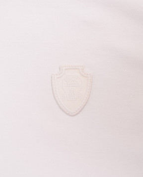 Brunello Cucinelli Дитяча біла футболка з плісуванням B0T81T496C