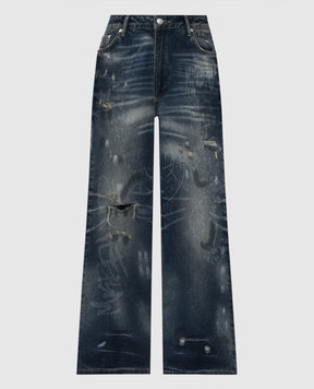 Misbhv Сині джинси з проріхами 260U315