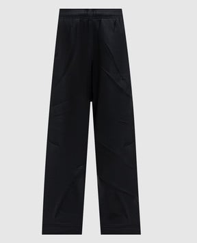 Alexander Wang Чорні сопртивні штани з логотипом UCC4254432
