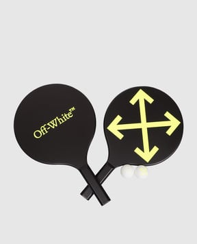 Off-White Чорні ракетки для настільного тенісу OHZH03QT25MAT001