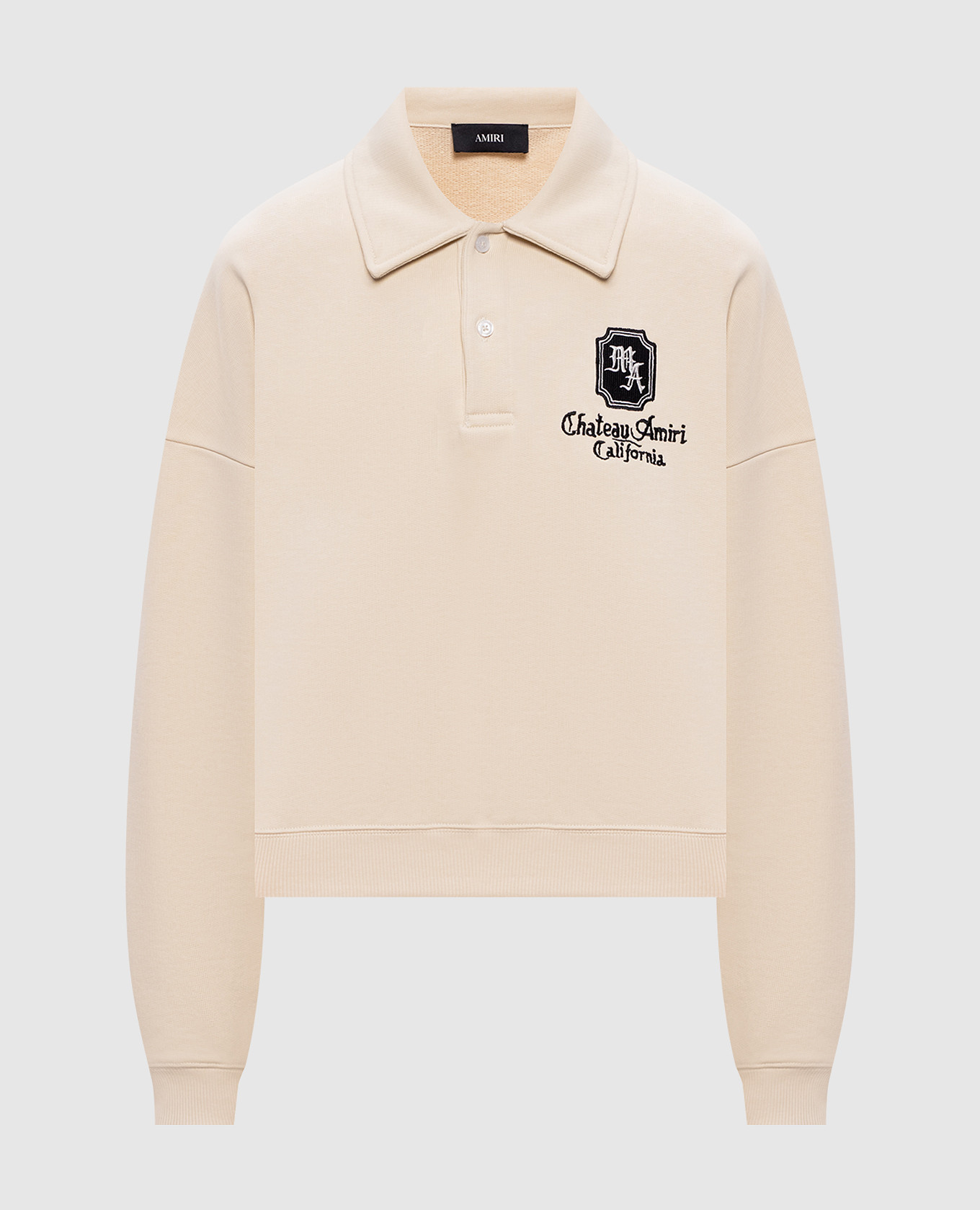 Бежевий світшот-поло MA CHATEAU