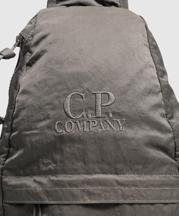 C.P. Company Сумка слинг цвета хаки с вышивкой логотипа MAC186A005269G изображение 4