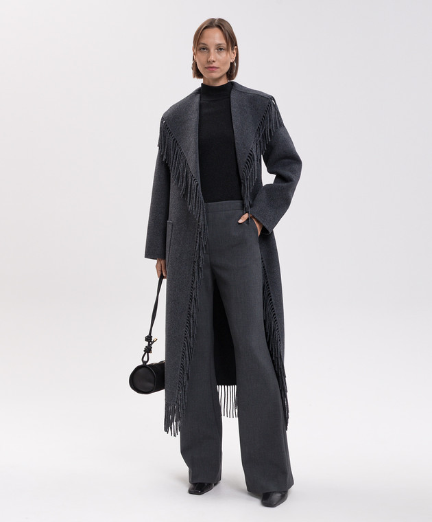 Allude Чорний гольф з вовною з відкритими плечима 26564103 зображення 2