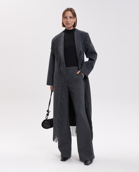Allude Черный гольф с шерстью с открытыми плечами 26564103