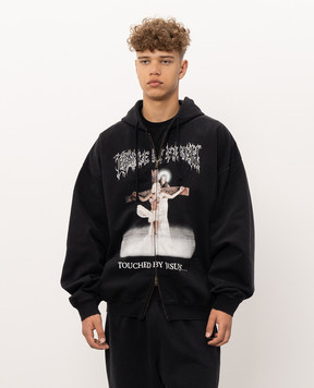 Vetements Черная спортивная куртка MH27ZU208Bm