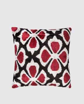 Les Ottomans Декоративная двусторонняя подушка из шелка с принтом VE4150X50DS