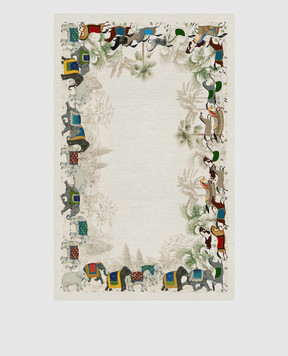 TESSITURA TOSCANA TELERIE Сіра скатертина Barnum з льону NT170100080037