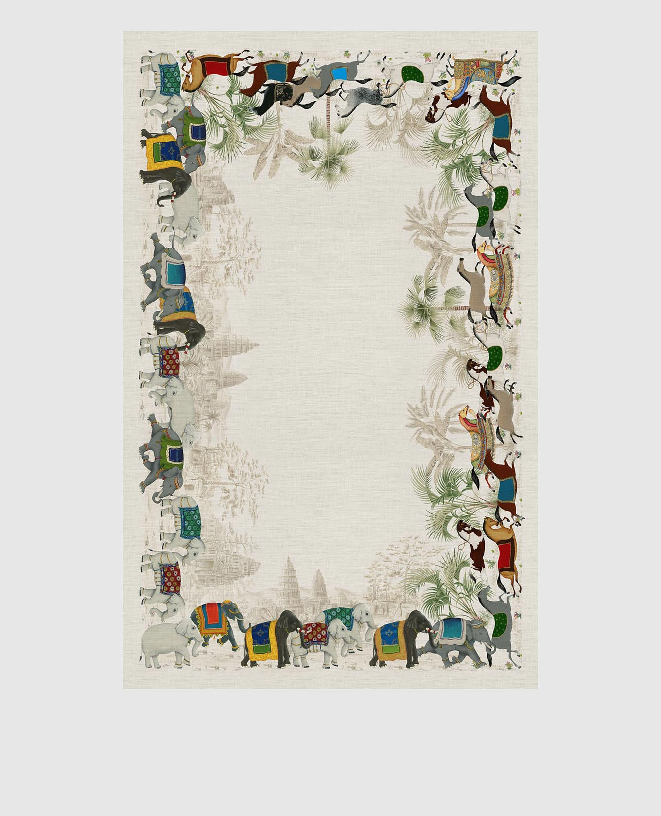 

Серая скатерть Barnum из льна, Серый, Скатерти