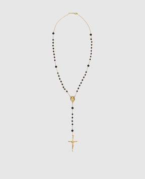 Dolce&Gabbana Ожерелье с подвеской в виде креста оберега WNP7S2W1111