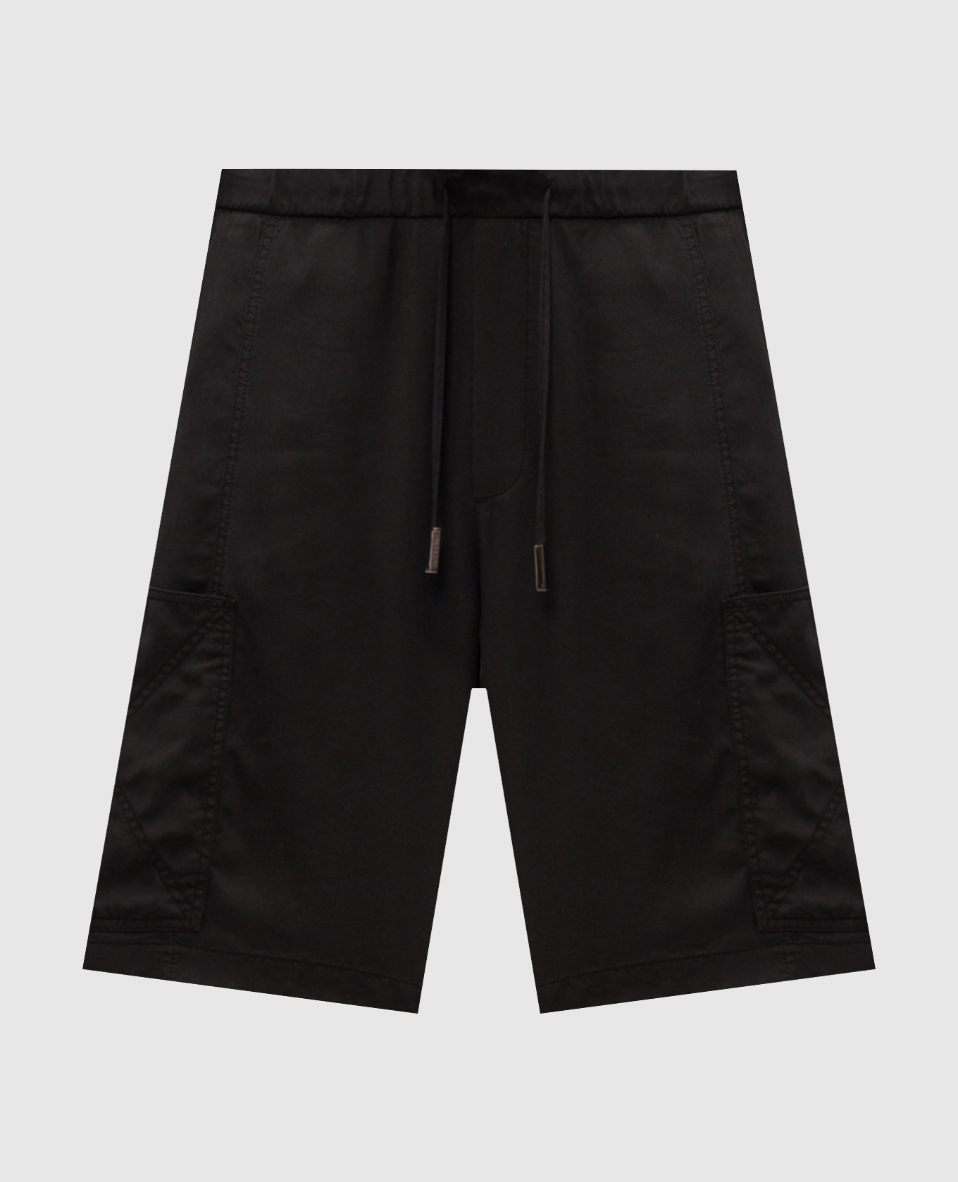 

Черные шорты-карго, Черный, Шорты