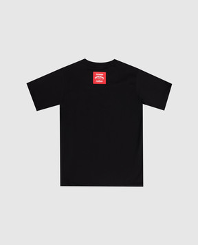 Sprayground Дитяча чорна футболка Shark SPY1384BLK