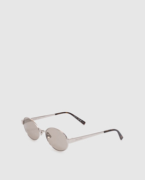 Saint Laurent Серебряные солнцезащитные очки 692 A003HZY9969