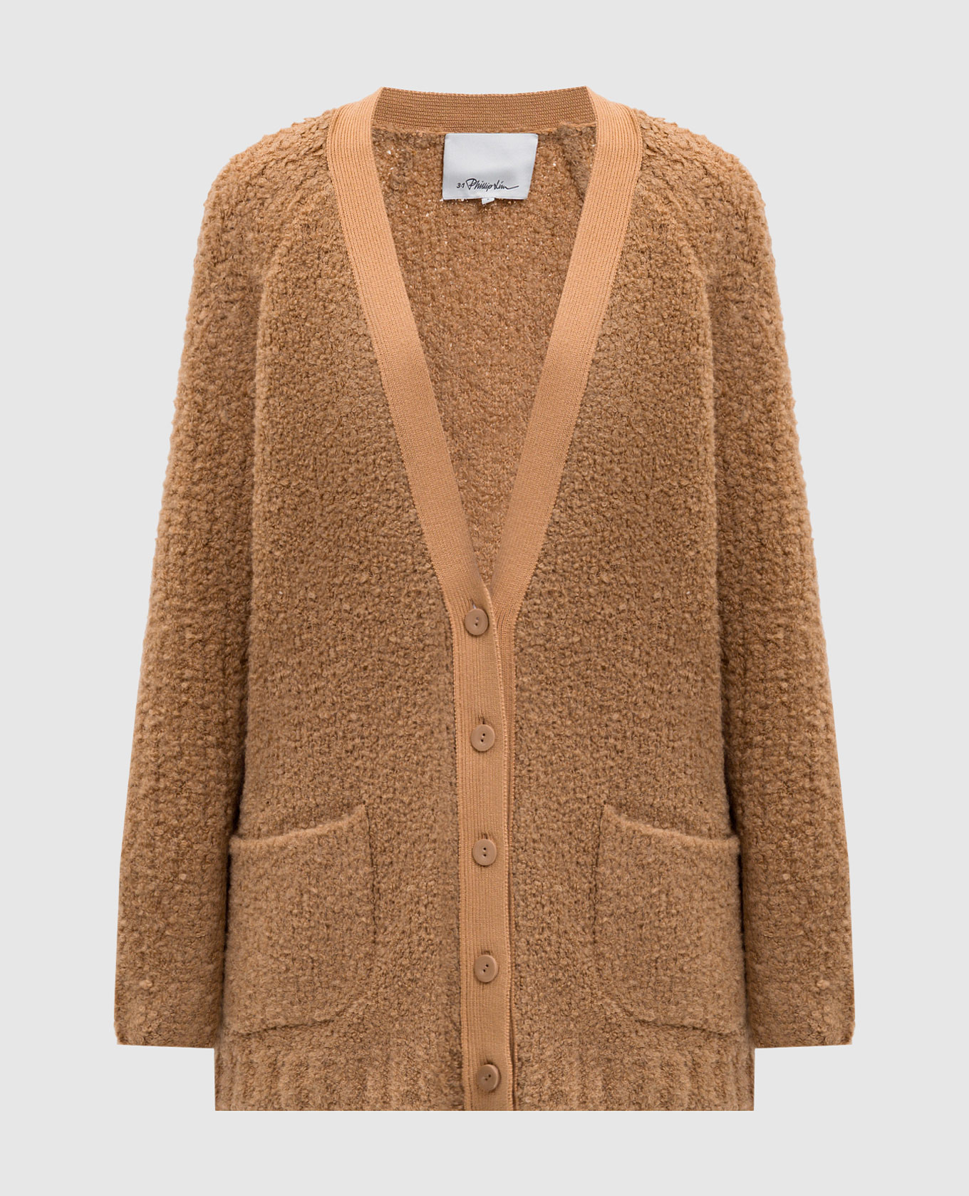 

Коричневый кардиган с шерстью альпаки, Кардиганы