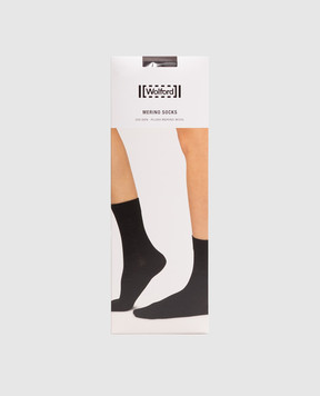 Wolford Черные носки с шерстью 200 дней 41316