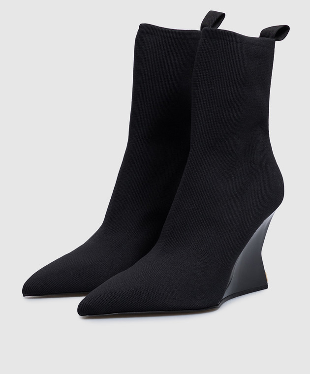 Balmain Черные ботильоны HN1TE202TKNI изображение 2