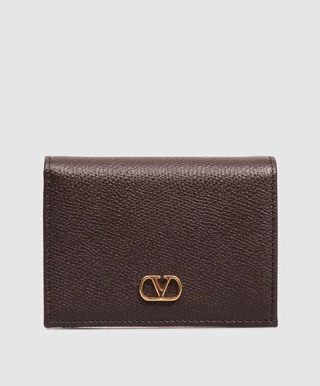 Valentino Коричневый кожаный портмоне VLogo 9W2P0AJ3SNP