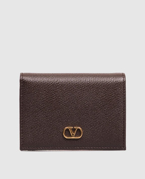 Valentino Коричневый кожаный портмоне VLogo 9W2P0AJ3SNP