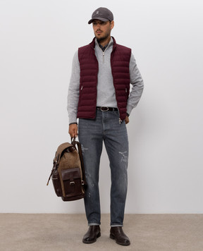 Brunello Cucinelli Сині джинси з проріхами M229PO2060