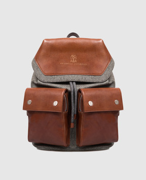 Brunello Cucinelli Дитячий комбінований рюкзак BTEFAB134