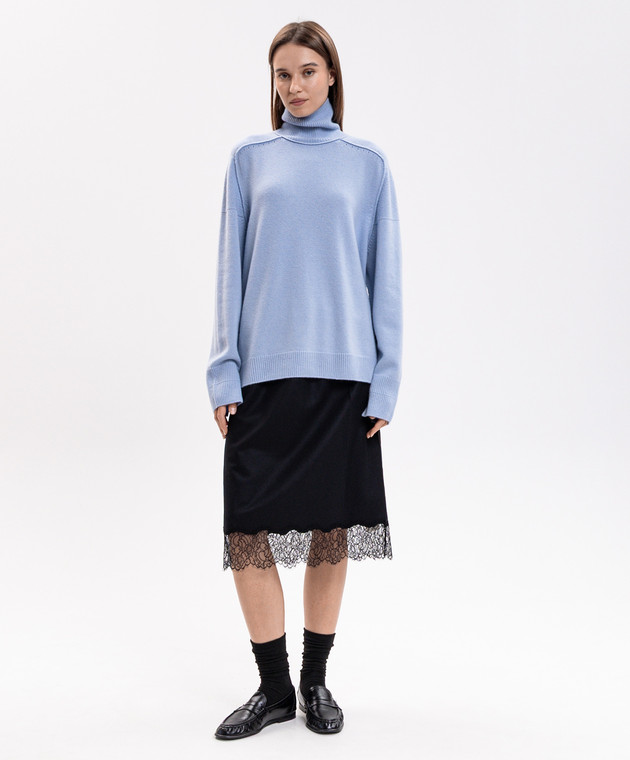 Carven Блакитний светр з кашеміру 6262K21179 зображення 2