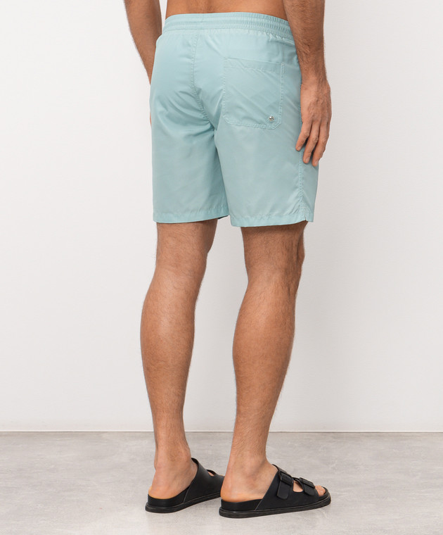 Stefano Ricci Зеленые шорты для плавания M6B6200040DFC001 изображение 3