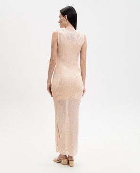 Loulou de Saison Бежевое платье ICARIA ICARIA