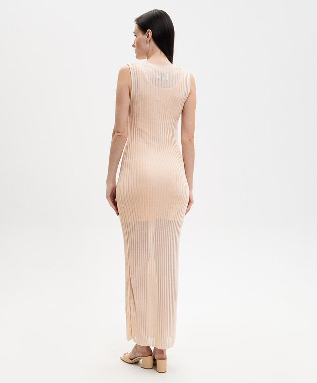 Loulou de Saison Бежевое платье ICARIA ICARIA изображение 3
