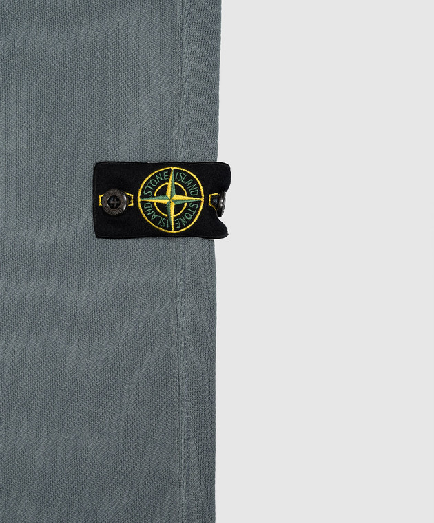 Stone Island Детские синие спортивные штаны L2S166200004S04251012 изображение 3