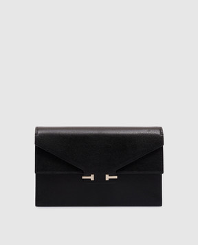 Tom Ford Чорна шкіряна сумка крос-боді AUBE S0531LGO033P