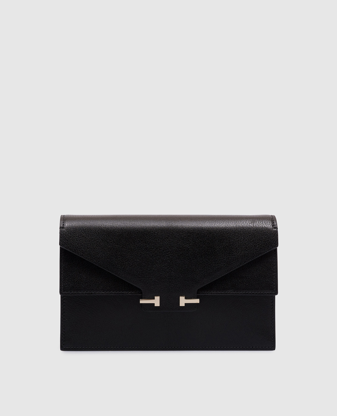 Черная кожаная сумка кросс-боди AUBE