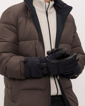 Moncler Grenoble Сині гірськолижні рукавиці L20973A00001597S5