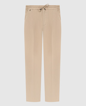 Stefano Ricci Бежеві штани з вовни M1T6100201W0008U