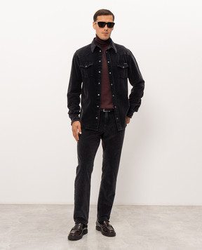 Dolce&Gabbana Бордовий гольф з кашеміру GXW05TJBW1W