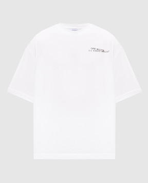 Off-White Белая футболка Type Arrow 44MAA120S26J00K
