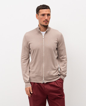 Brunello Cucinelli Бежевый кардиган M2900106