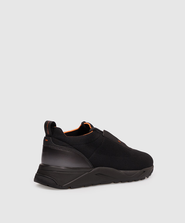 Santoni Чорні кросівки MBIO21601NERNHOD зображення 3