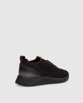 Santoni Чорні кросівки MBIO21601NERNHOD